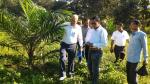 Govt. of India officials visiting Oil Palm field